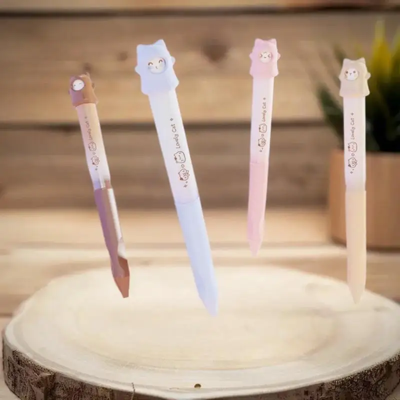 1Pcs Cute Writing Pen School Stationery Creative Cat Rotate Gel Pen 0.5mm Rotate To Change Patterns Office Supplies
1Pcs Cute Writing Pen School Stationery Creative Cat Rotate Gel Pen 0.5mm Rotate To Change Patterns Office Supplies