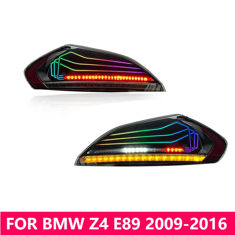 1 пара светодиодных задних фонарей RGB в сборе для BMW Z4 E89 2009-2016 2015 2014 2013, дымовые линзы, последовательный указатель поворота, задние фонари DRL
1 пара светодиодных задних фонарей RGB в сборе для BMW Z4 E89 2009-2016 2015 2014 2013, дымовые линзы, последовательный указатель поворота, задние фонари DRL