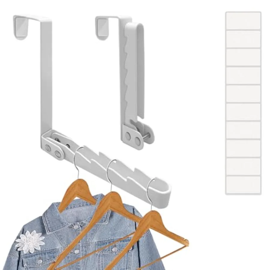 2 Pack Over The Door Drying Rack, Foldable Clothes Hanger Hook Organizer, Space Saving Folding Over The Door Clothes Drying Rac
2 Pack Over The Door Drying Rack, Foldable Clothes Hanger Hook Organizer, Space Saving Folding Over The Door Clothes Drying Rac