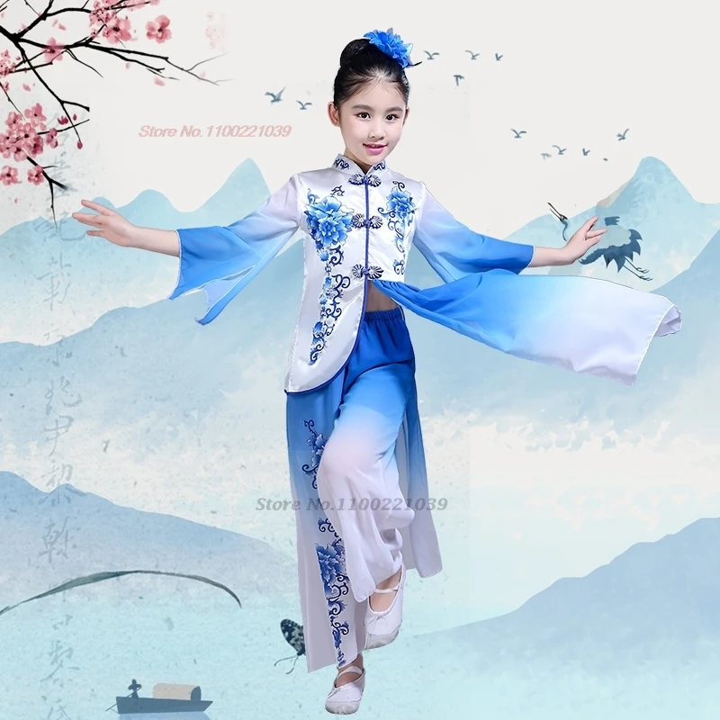 2026 chinese vintage children dance dress traditional gradient color hanfu tops+pants festival folk dress girl stage performance
2026 chinese vintage children dance dress traditional gradient color hanfu tops+pants festival folk dress girl stage performance