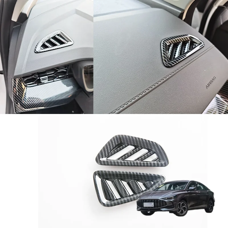 For MG5 MG 5 2021 2022 2023 2024 ABS CarbonFiber Car upper dashboard AC Outlet cover trim Interior Accessories
For MG5 MG 5 2021 2022 2023 2024 ABS CarbonFiber Car upper dashboard AC Outlet cover trim Interior Accessories