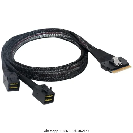 Карта массива 8654-8X (SLIMSAS) к кабелю SFF-8643 1/2, кабель SAS, объединительная плата жесткого диска
Карта массива 8654-8X (SLIMSAS) к кабелю SFF-8643 1/2, кабель SAS, объединительная плата жесткого диска