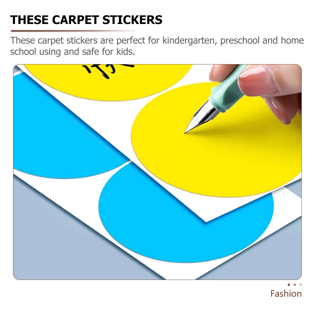 5 Sets Wear Resistant Floor Markers Stickers Safe For Children Carpet Dots For Classroom Preschool Educational Supplies
5 Sets Wear Resistant Floor Markers Stickers Safe For Children Carpet Dots For Classroom Preschool Educational Supplies