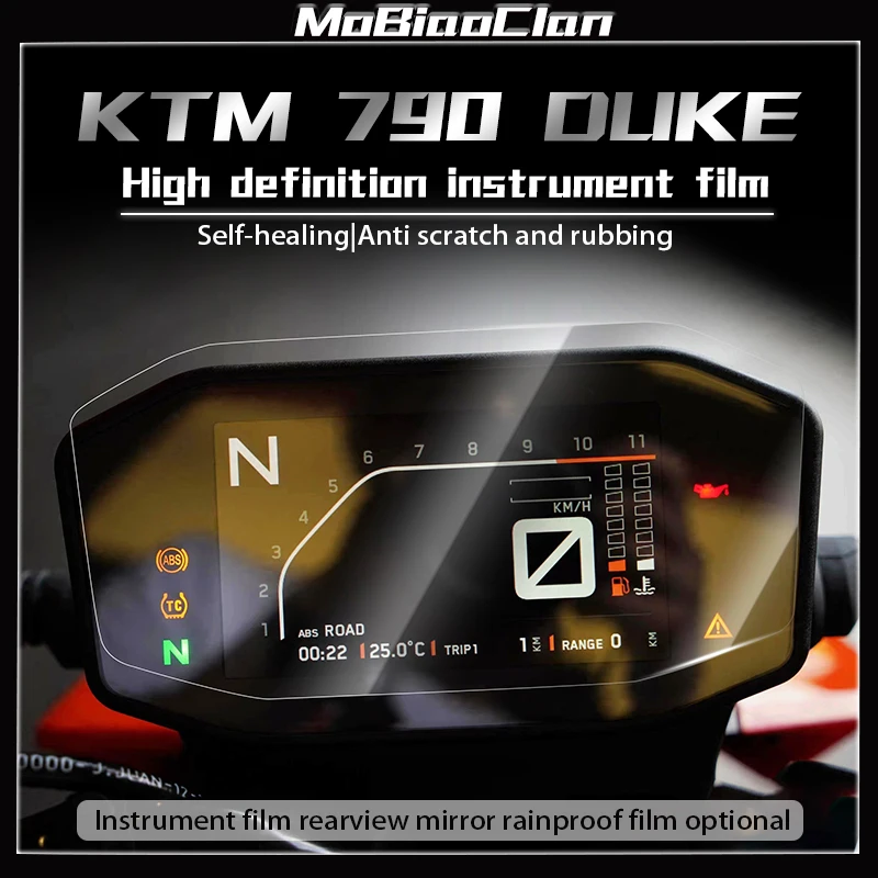 For KTM Duke 790 890 Motorcycle Hd instrument transparent protective film cratch repair headlamp color change film
For KTM Duke 790 890 Motorcycle Hd instrument transparent protective film cratch repair headlamp color change film