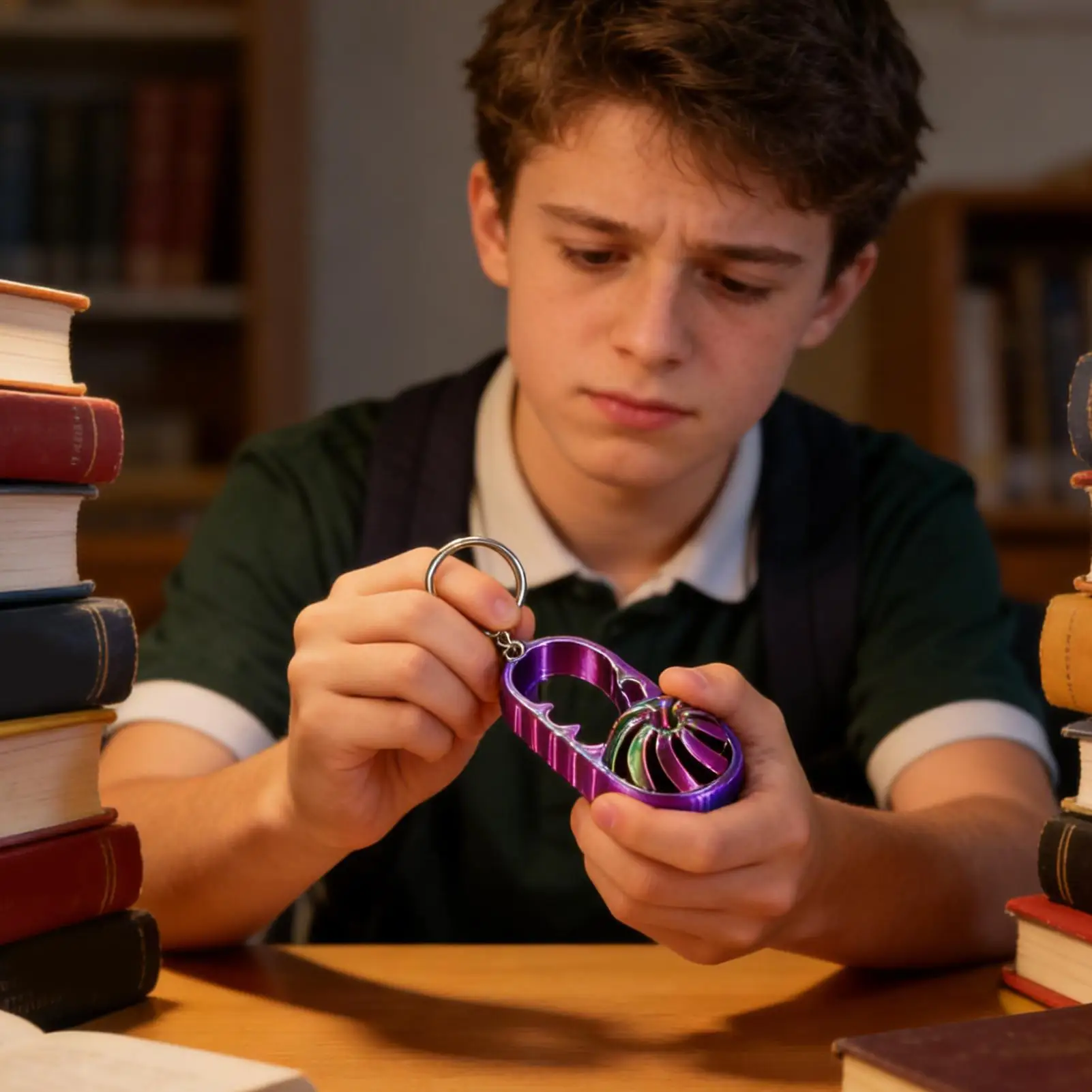 Fidget Key Chain 3D Printed Double Spiral Decor Fidget Keychains for Souvenir Backpack Women Men Kids Adults Stocking Stuffers
Fidget Key Chain 3D Printed Double Spiral Decor Fidget Keychains for Souvenir Backpack Women Men Kids Adults Stocking Stuffers