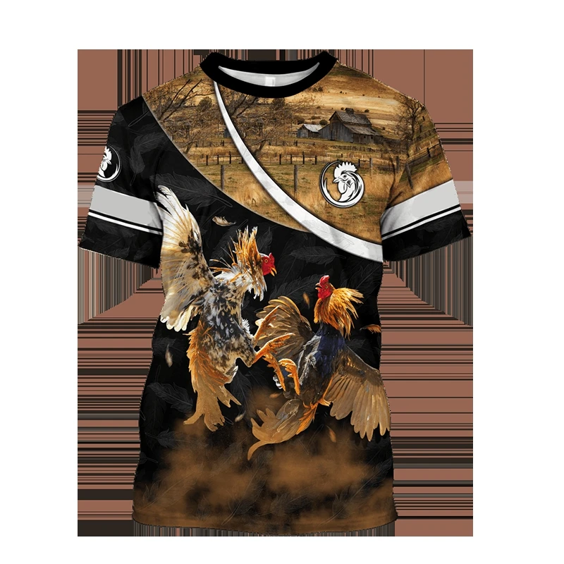 Unisex Rooster Graphicmens T-shirts For Men Clothing Summer 3d Printed Casual Short Sleeve Tops Oversized Tee Shirt Personality
Unisex Rooster Graphicmens T-shirts For Men Clothing Summer 3d Printed Casual Short Sleeve Tops Oversized Tee Shirt Personality