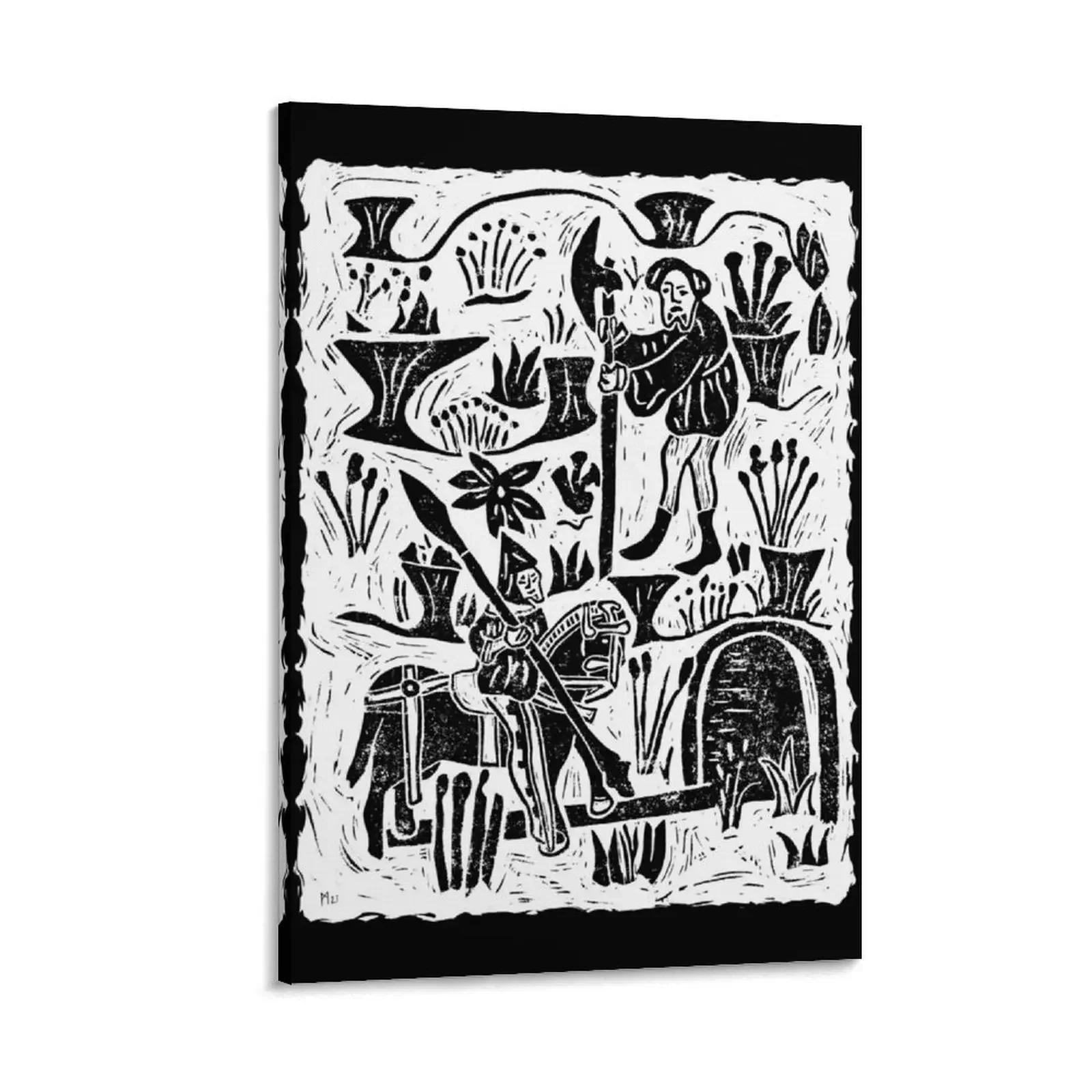 Sir Gawain and the Green Knight Canvas Painting poster mural interior paintings Bedroom deco 
Sir Gawain and the Green Knight Canvas Painting poster mural interior paintings Bedroom deco