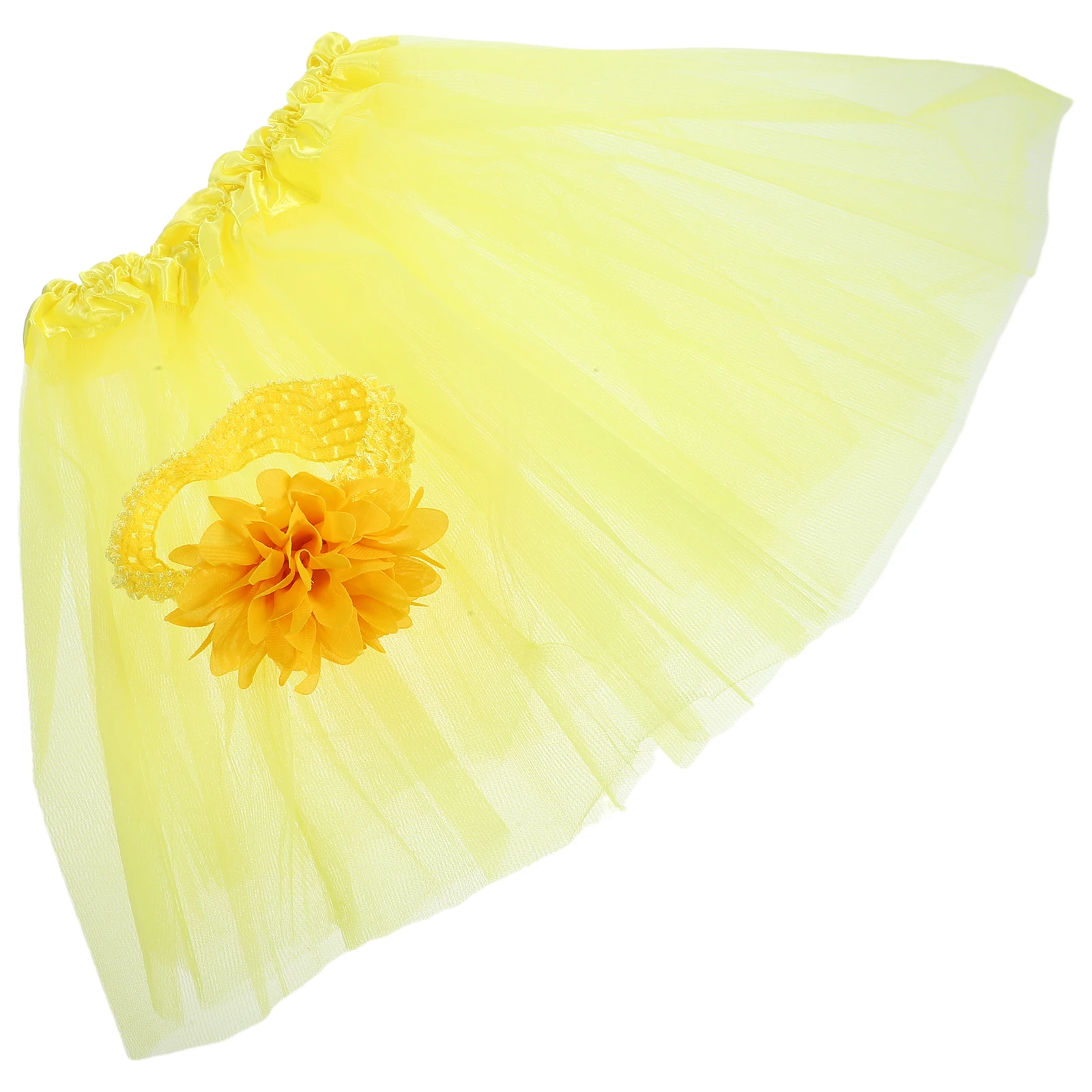 Tutu Skirt for Baby Girl Photoshoot Yellow Tulle Toddler Child Lightweight Polyester Elastic Waistband Mini Layered Photography 
Tutu Skirt for Baby Girl Photoshoot Yellow Tulle Toddler Child Lightweight Polyester Elastic Waistband Mini Layered Photography