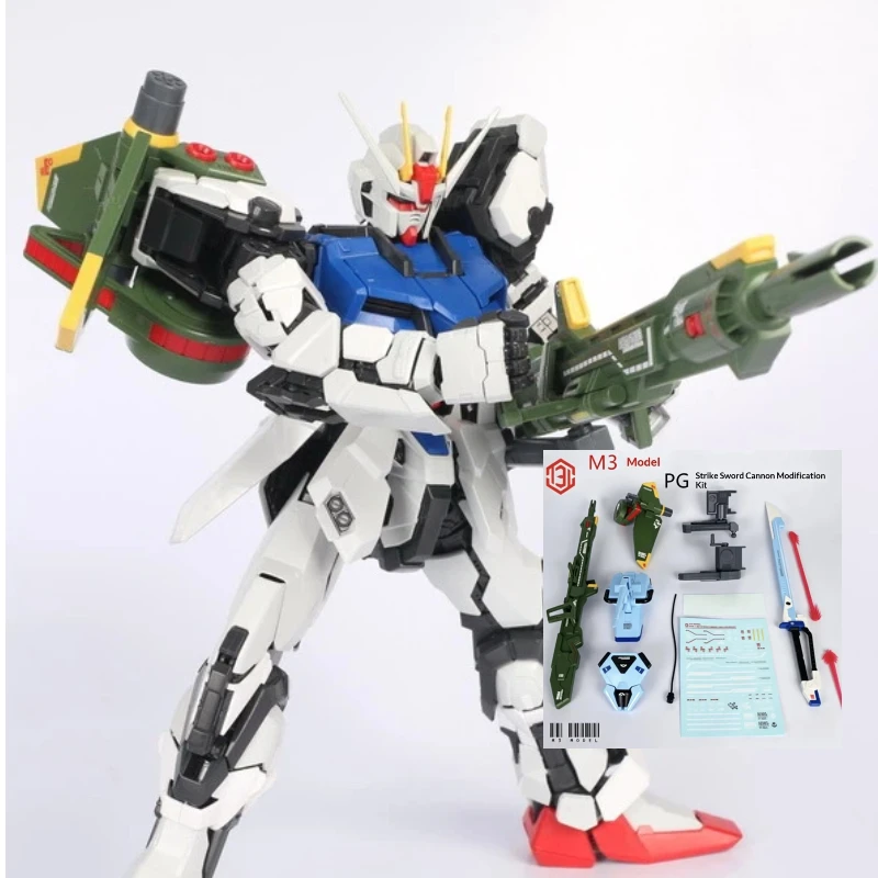M3 Model Pg 1/60 Strike Gundam Sword Cannon Dual Backpack Modified Kit With Water Decal For Model Hobby Enthusiasts
M3 Model Pg 1/60 Strike Gundam Sword Cannon Dual Backpack Modified Kit With Water Decal For Model Hobby Enthusiasts
