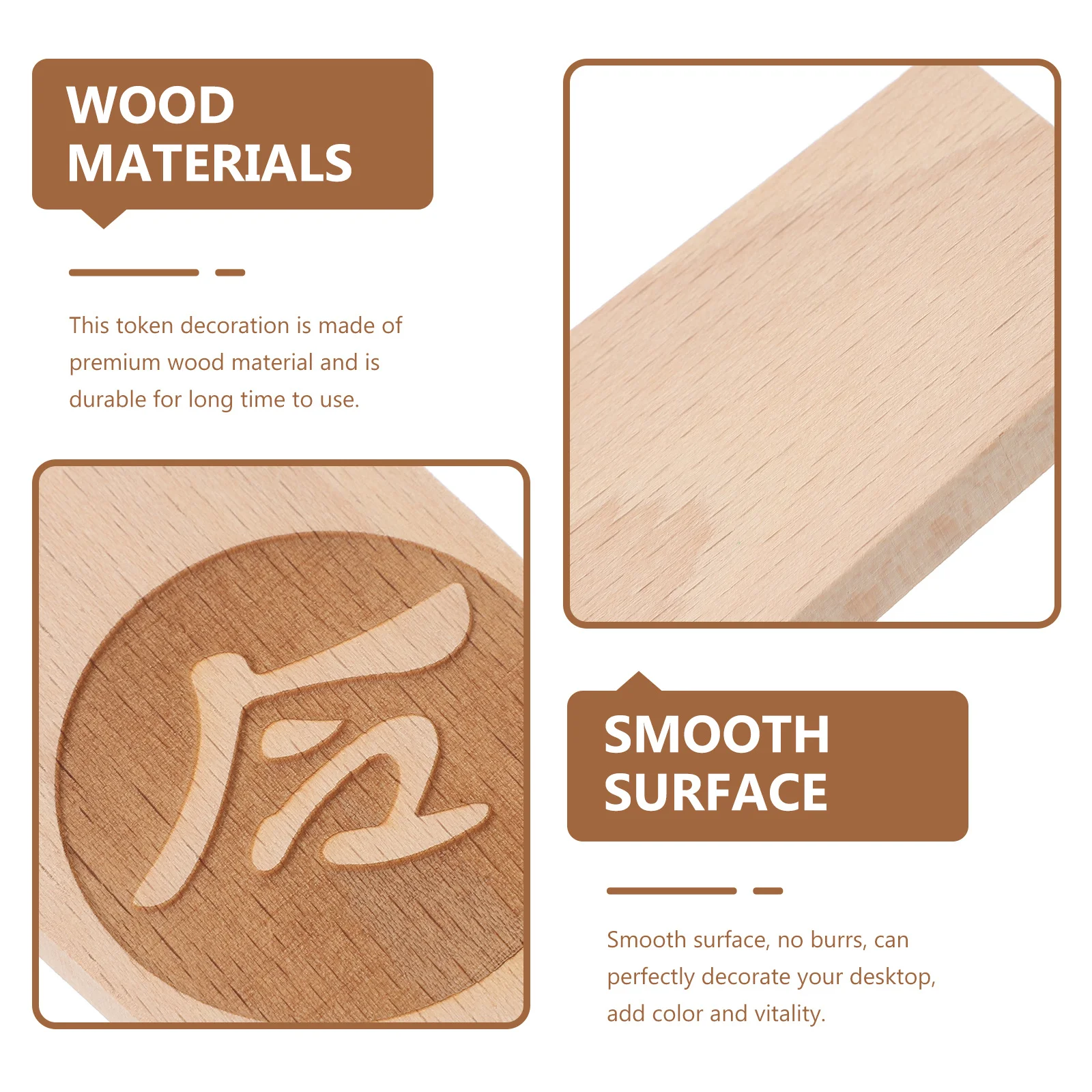 Natural Wood Taoism Token Decor Detailed Workmanship Stylish Look Home Office Adornment Wood Token Chinese Style Decoration
Natural Wood Taoism Token Decor Detailed Workmanship Stylish Look Home Office Adornment Wood Token Chinese Style Decoration