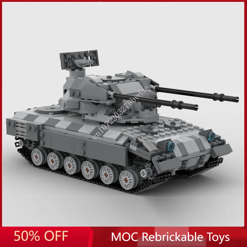 669PCS Flackpanzer SPAA Tank DIY Creative Technical Building Blocks Military Battle Tank Model Vehicle Weapon Kid Toy
669PCS Flackpanzer SPAA Tank DIY Creative Technical Building Blocks Military Battle Tank Model Vehicle Weapon Kid Toy