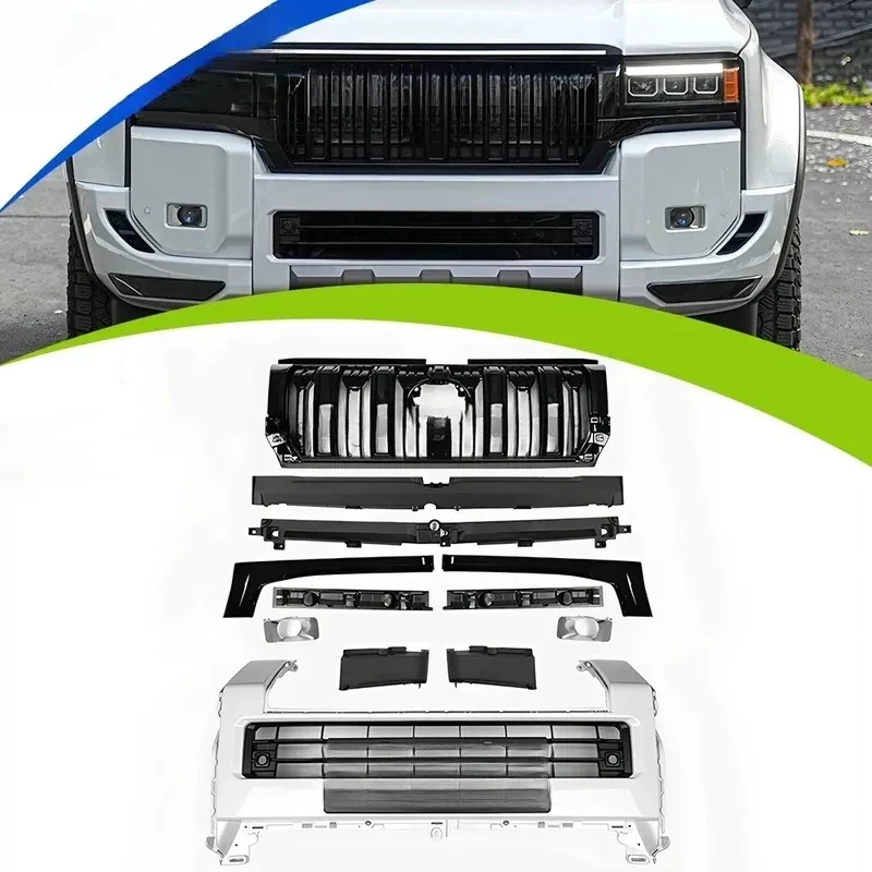 High Quality Body Kit Bumper Version LC0 + Front Grille Support External Accsori Auto Parts
High Quality Body Kit Bumper Version LC0 + Front Grille Support External Accsori Auto Parts