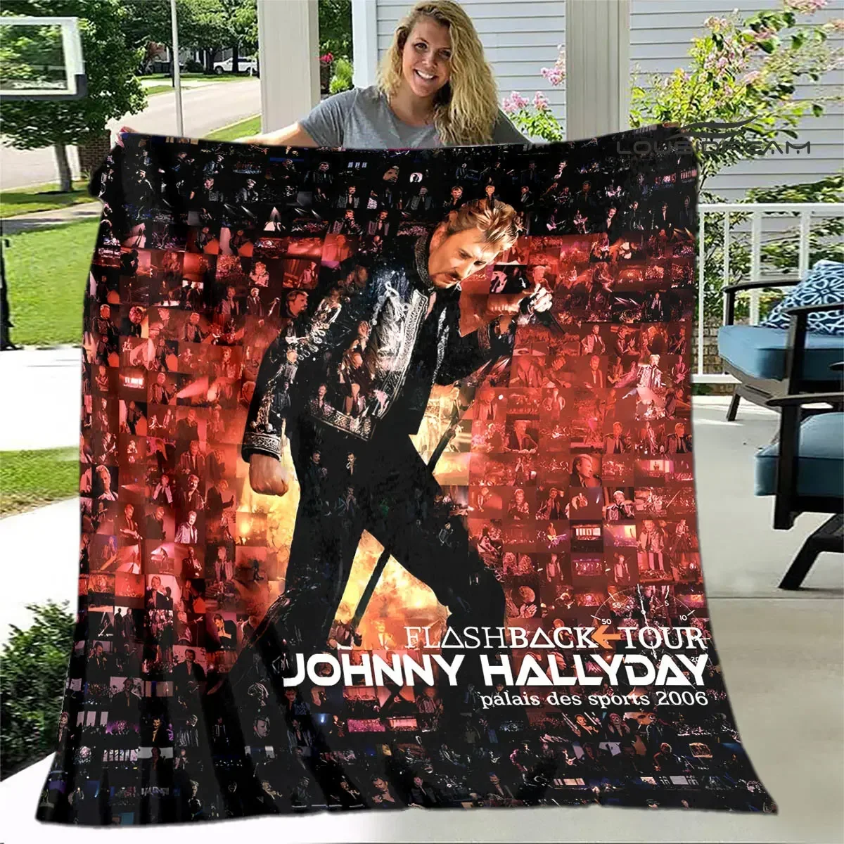 French rock star Johnny Hallyday print blanket picnic blanket vintage blanket home travel birthday gift bed blanket thin blanket
French rock star Johnny Hallyday print blanket picnic blanket vintage blanket home travel birthday gift bed blanket thin blanket