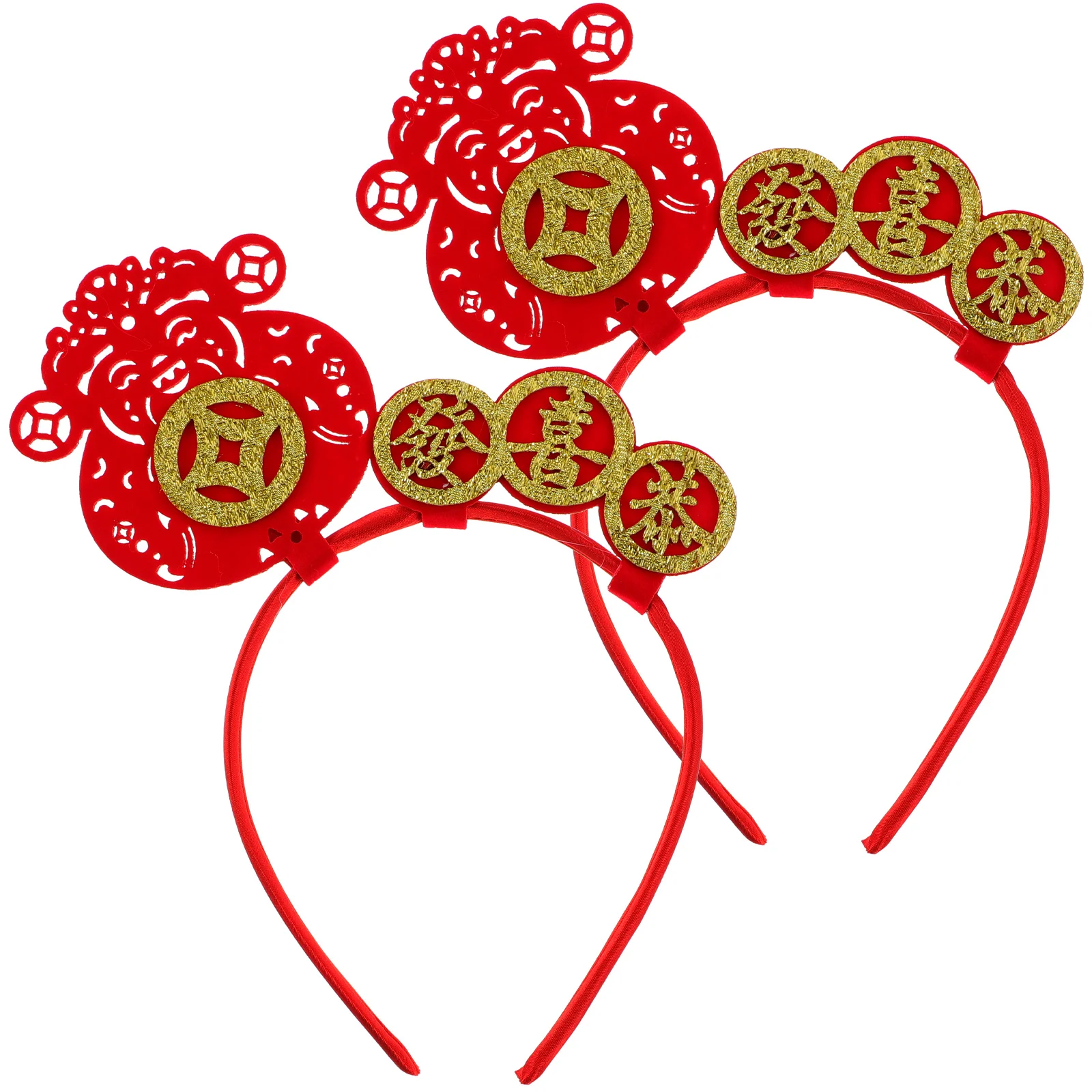 2 pcs New Year Headband Creative Hairband Party Headdress Hair Tie Bands Shine Spring Festival Decor Unique Design Practical
2 pcs New Year Headband Creative Hairband Party Headdress Hair Tie Bands Shine Spring Festival Decor Unique Design Practical