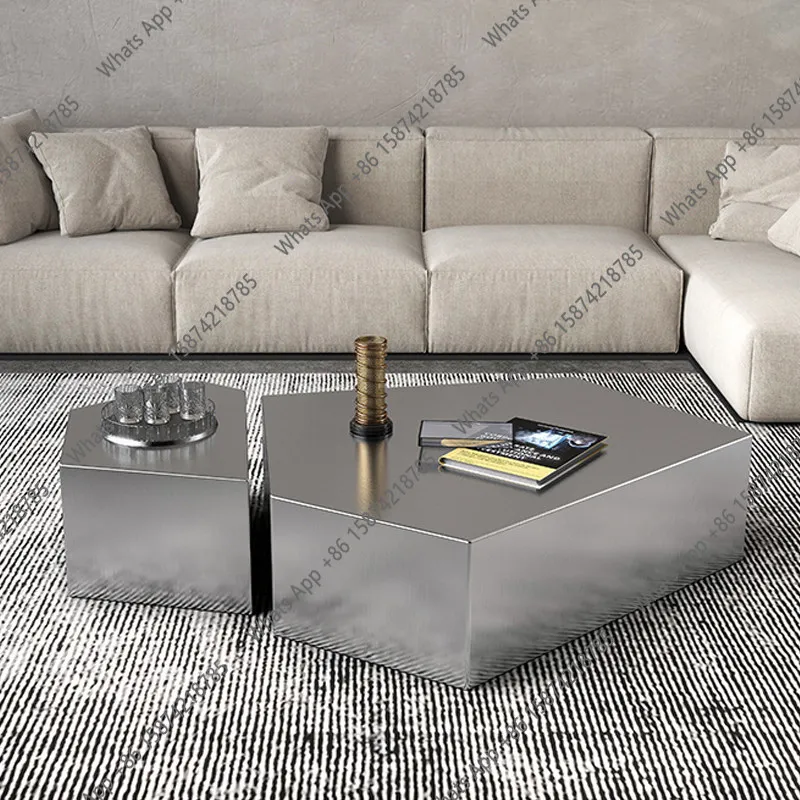 Stainless steel coffee table light luxury modern Italian minimalist coffee table living room home special-shaped advanced sense
Stainless steel coffee table light luxury modern Italian minimalist coffee table living room home special-shaped advanced sense