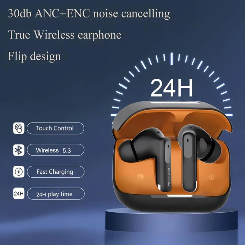 Dual Microphone Noise Cancelling Wireless Bluetooth Earphones, Waterproof, Fast Charging, Game Mode Low Latency Sports Earphones
Dual Microphone Noise Cancelling Wireless Bluetooth Earphones, Waterproof, Fast Charging, Game Mode Low Latency Sports Earphones
