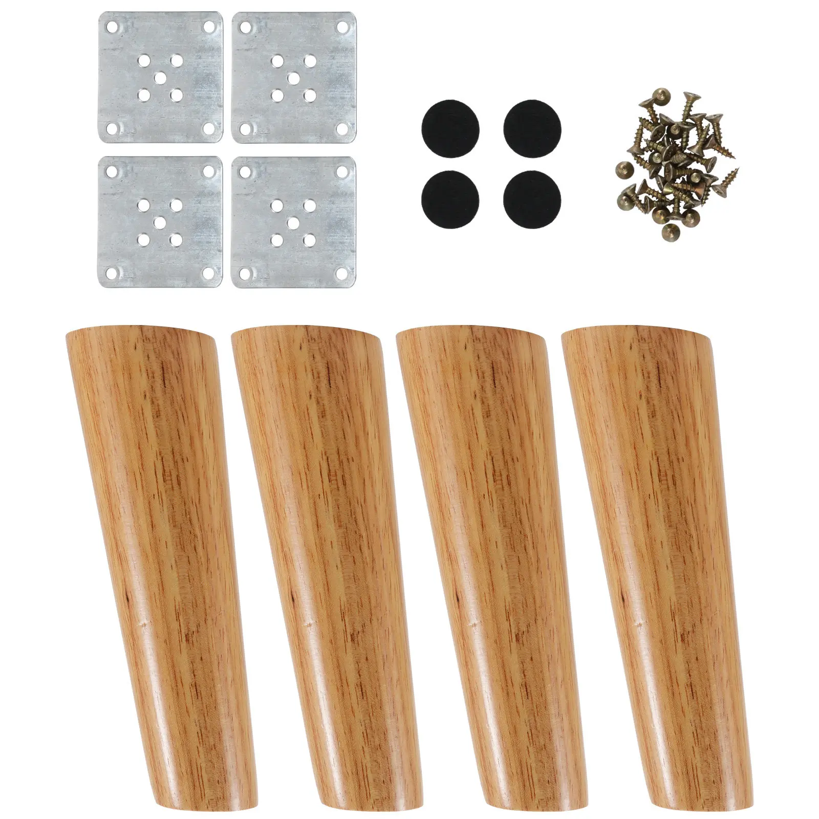 1Set Solid Wood Table Legs Natural Oak Furniture Feet Hand-Polished Smooth Finish for Sofa Cabinet Desk Chair Modern Oblique
1Set Solid Wood Table Legs Natural Oak Furniture Feet Hand-Polished Smooth Finish for Sofa Cabinet Desk Chair Modern Oblique
