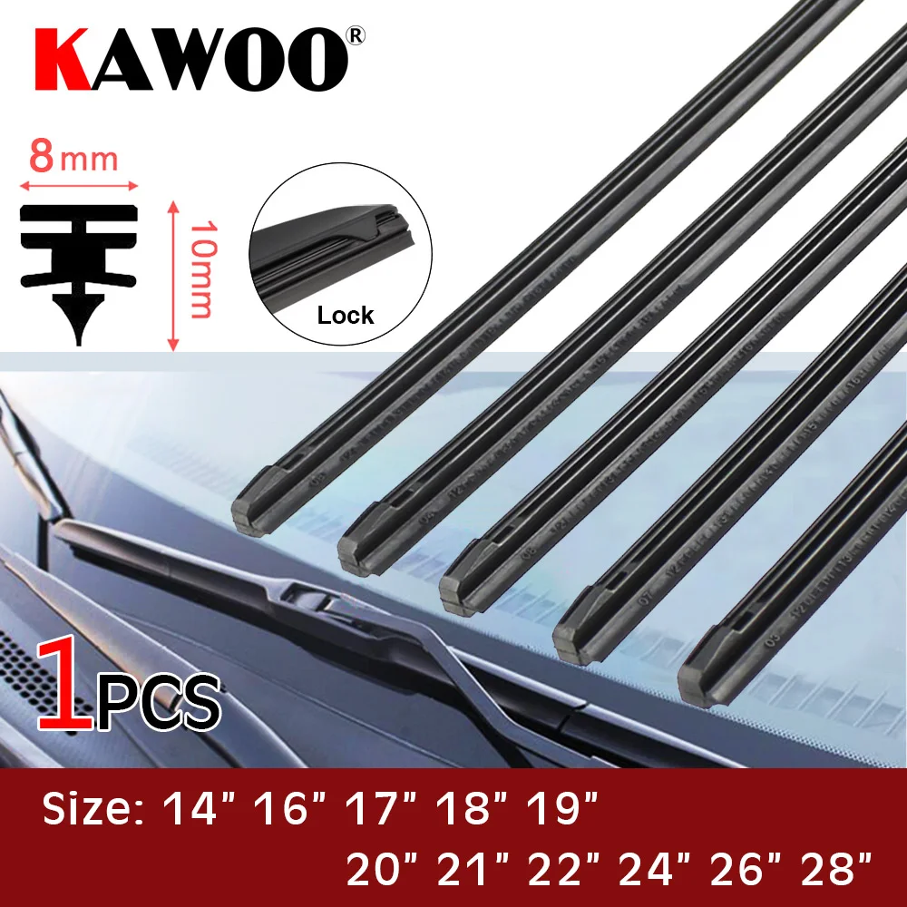 1PCS Auto Car All seasons Windshield Wiper Blades Refills Natural Rubber Strips 8MM 14" 16" 17" 18" 19" 20" 21" 22" 24" 26" 28"
1PCS Auto Car All seasons Windshield Wiper Blades Refills Natural Rubber Strips 8MM 14" 16" 17" 18" 19" 20" 21" 22" 24" 26" 28"