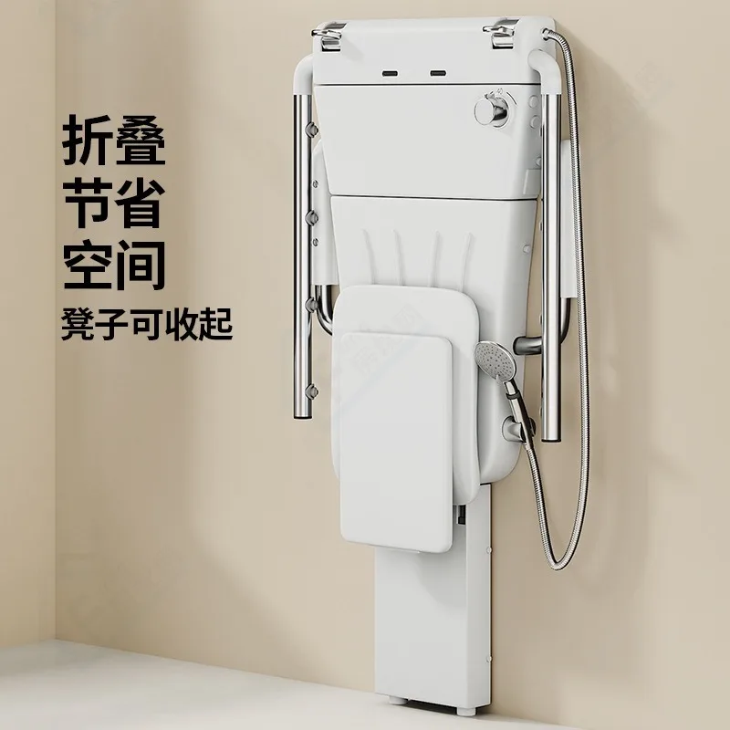 Customized Home Sitting Shower Constant Temperature Bath Multi-functional White Bath Chair Folding Wall Shower
Customized Home Sitting Shower Constant Temperature Bath Multi-functional White Bath Chair Folding Wall Shower