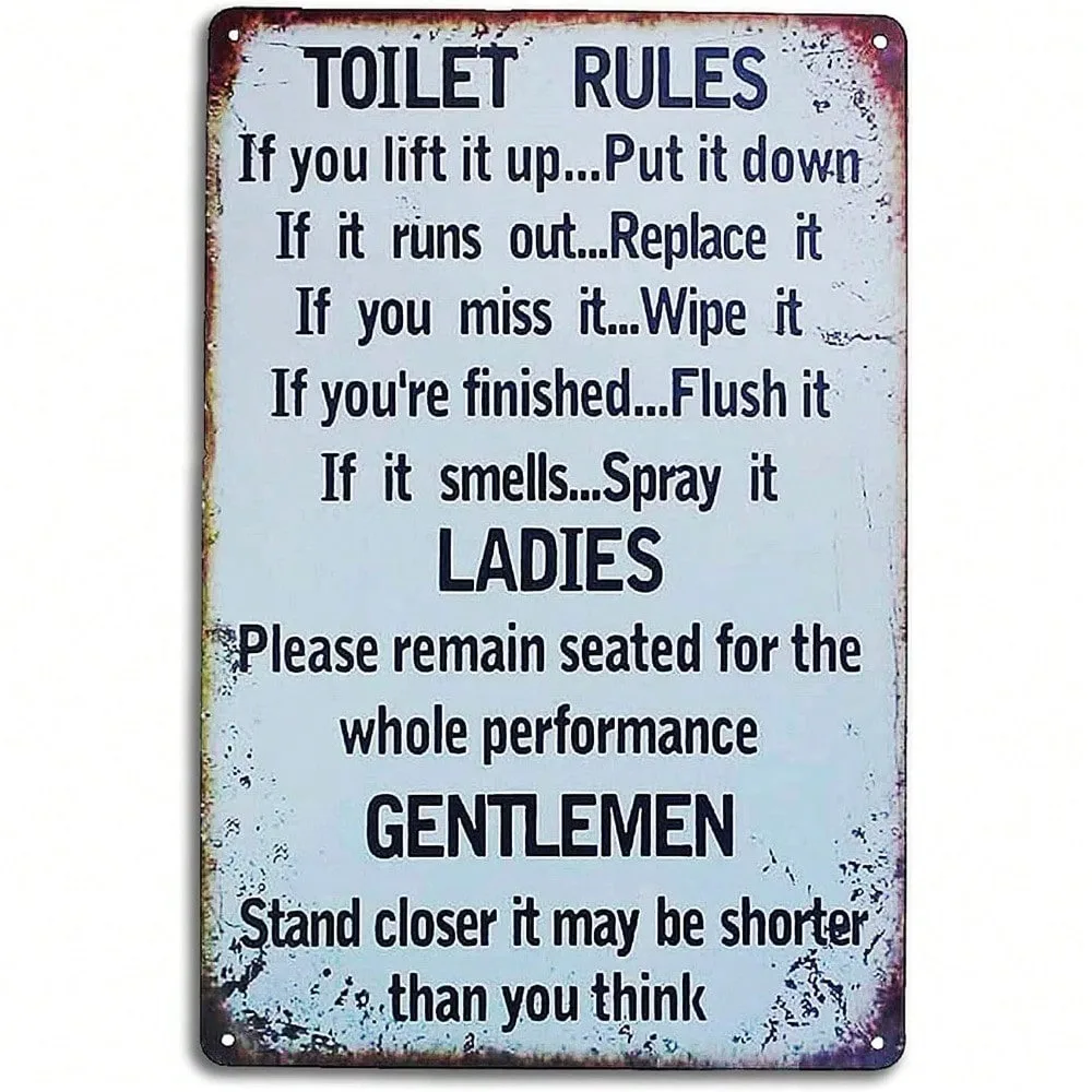 Vintage Tin Sign,Art Deco Wall Decor,Funny Bathroom Plaque,Man Cave,Garage,Bar Decor,Ramadan Decoration 2026,Valentines Decorati
Vintage Tin Sign,Art Deco Wall Decor,Funny Bathroom Plaque,Man Cave,Garage,Bar Decor,Ramadan Decoration 2026,Valentines Decorati