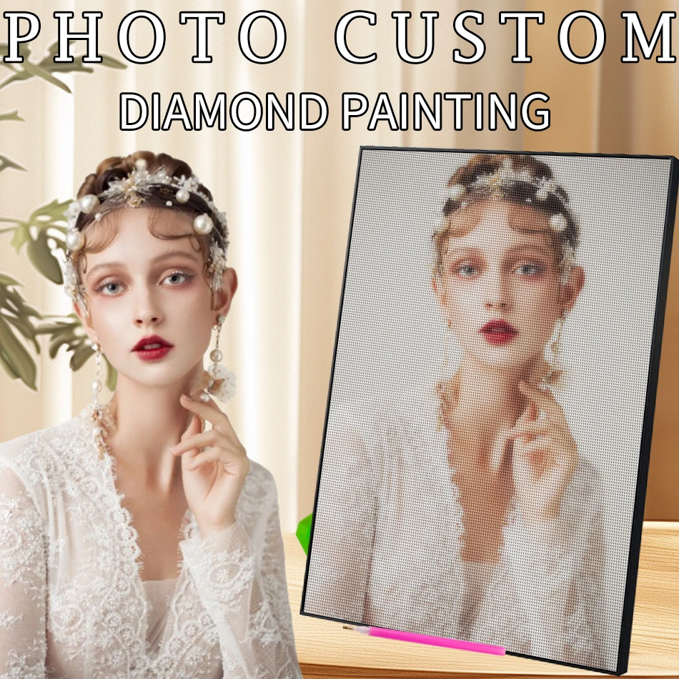 Customizable Diamond Mosaic With Your Own Photo Diamond Painting Full Square Round Decoration Living Room Marry Gifts
Customizable Diamond Mosaic With Your Own Photo Diamond Painting Full Square Round Decoration Living Room Marry Gifts