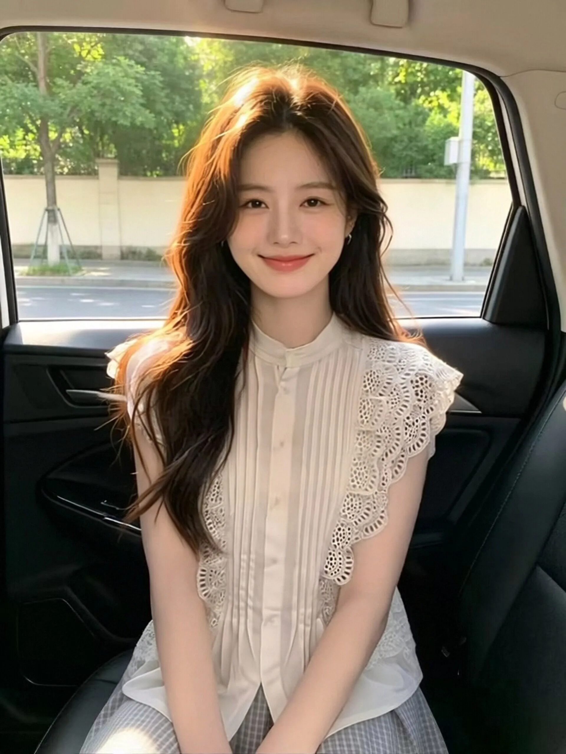 French Style Lace Splice White Shirt Women's Summer Thin Fly Sleeve Age Reduction Cute Top Polyester Fiber Vestibule Citywalk
French Style Lace Splice White Shirt Women's Summer Thin Fly Sleeve Age Reduction Cute Top Polyester Fiber Vestibule Citywalk