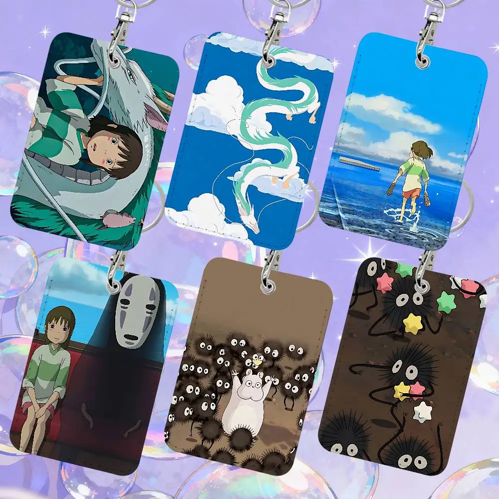 Cartoon Studio Ghibli Унесенные призраками держатель для карт кожаный ящик для хранения карт брелок для ключей держатель бирки для доступа держатель ID-карты брелок
Cartoon Studio Ghibli Унесенные призраками держатель для карт кожаный ящик для хранения карт брелок для ключей держатель бирки для доступа держатель ID-карты брелок
