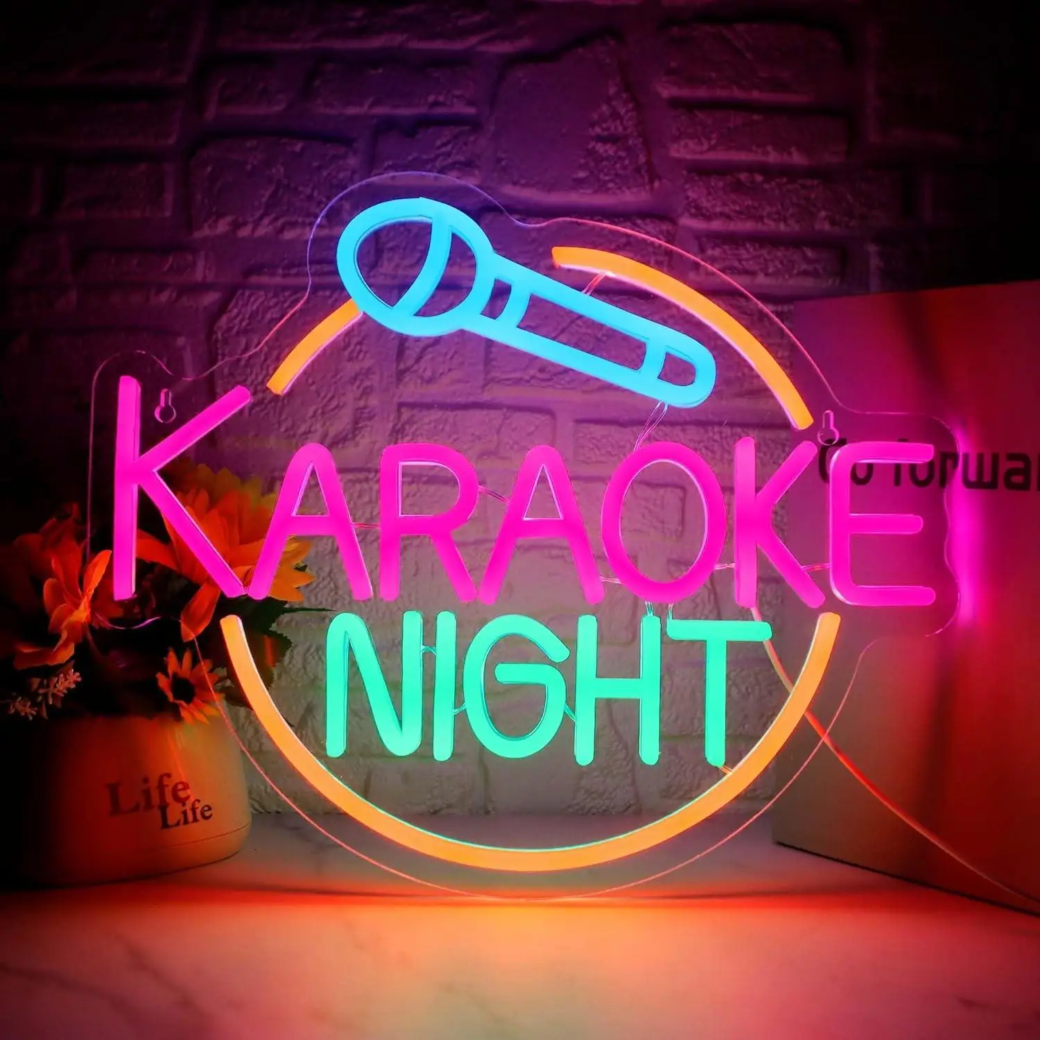 Karaoke Night Neon Sign USB Powered Led Karaoke Bar Neon Signs for Game Room Man Cave Bar Pub Party Wall Decor Birthday Gift
Karaoke Night Neon Sign USB Powered Led Karaoke Bar Neon Signs for Game Room Man Cave Bar Pub Party Wall Decor Birthday Gift