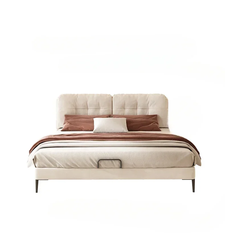 Cream Fengyunduo Bed Soft Bag Science and Technology Advanced Velvet Fabric French Entry Lux Modern Master Bedroom 1.8 M
Cream Fengyunduo Bed Soft Bag Science and Technology Advanced Velvet Fabric French Entry Lux Modern Master Bedroom 1.8 M