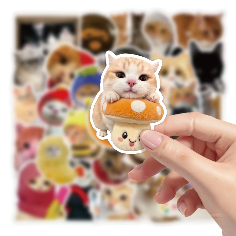 10/30/50pcs Funny Cute Cat Meme Stickers Kawaii Animal Cartoon Sticker Skateboard Phone Diary Laptop Decals Decoration Supplies
10/30/50pcs Funny Cute Cat Meme Stickers Kawaii Animal Cartoon Sticker Skateboard Phone Diary Laptop Decals Decoration Supplies