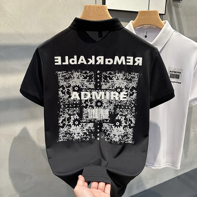 Men White Polo Shirt 2025 Summer Luxury Brand Breathable Cool Solid Fashion Print Short Sleeve Loose Casual Polo T-Shirt Outfits
Men White Polo Shirt 2025 Summer Luxury Brand Breathable Cool Solid Fashion Print Short Sleeve Loose Casual Polo T-Shirt Outfits