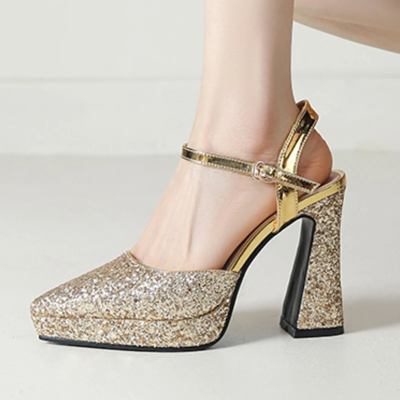 2026 Mary Jane High Heels Women's Pointed Toe Pumps Leather Bling Thick Heels Platform Office Pumps Woman Party Wedding Shoes
2026 Mary Jane High Heels Women's Pointed Toe Pumps Leather Bling Thick Heels Platform Office Pumps Woman Party Wedding Shoes