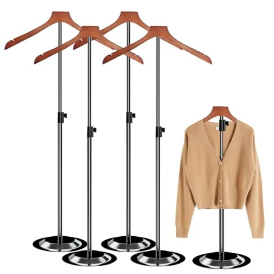 4Pack Adjustable T Shirt Display Adult22-38IN Flexible Shirt Rack Shoulder Stand Portable Hanging Metal Clothes Display Hanger
4Pack Adjustable T Shirt Display Adult22-38IN Flexible Shirt Rack Shoulder Stand Portable Hanging Metal Clothes Display Hanger