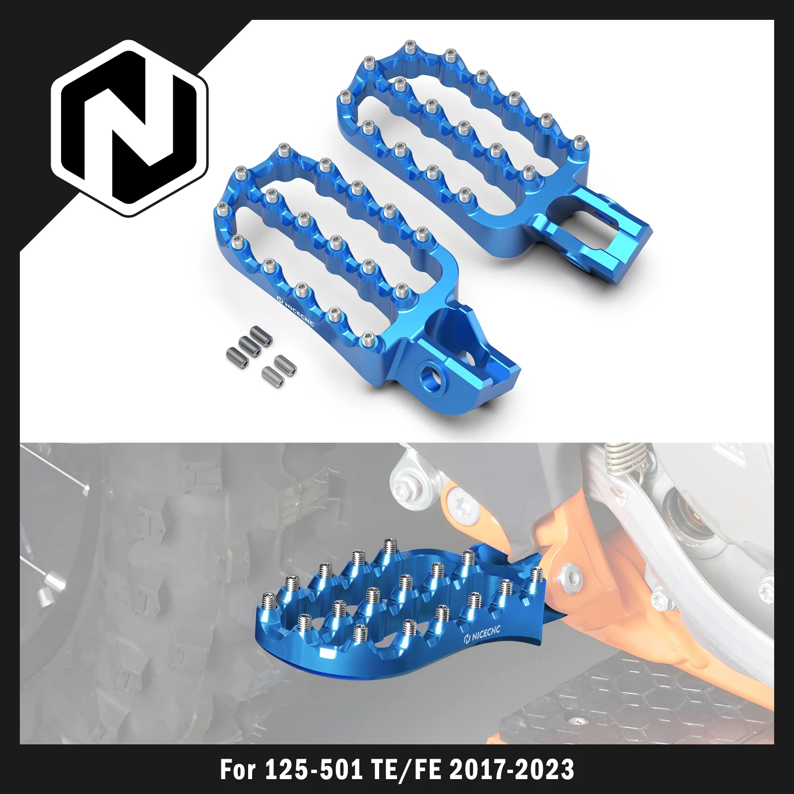 For Husqvarna TE 300 TE 250 FE 250 FE 350 FE 450 501 2017-2023 TX 300 TC 125 FC 250 FX 350 450 2017-2022 Wide Foot Pegs Footrest
For Husqvarna TE 300 TE 250 FE 250 FE 350 FE 450 501 2017-2023 TX 300 TC 125 FC 250 FX 350 450 2017-2022 Wide Foot Pegs Footrest
