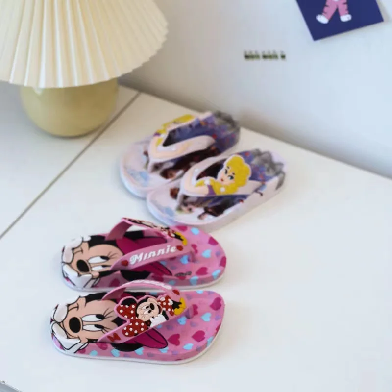 Summer Children Slippers Baby Boy Girl Cartoon Minnie Mouse Frozen Elsa Print Cute Soft Flip Flop Kid Beach Wear Shoes 24-35
Summer Children Slippers Baby Boy Girl Cartoon Minnie Mouse Frozen Elsa Print Cute Soft Flip Flop Kid Beach Wear Shoes 24-35