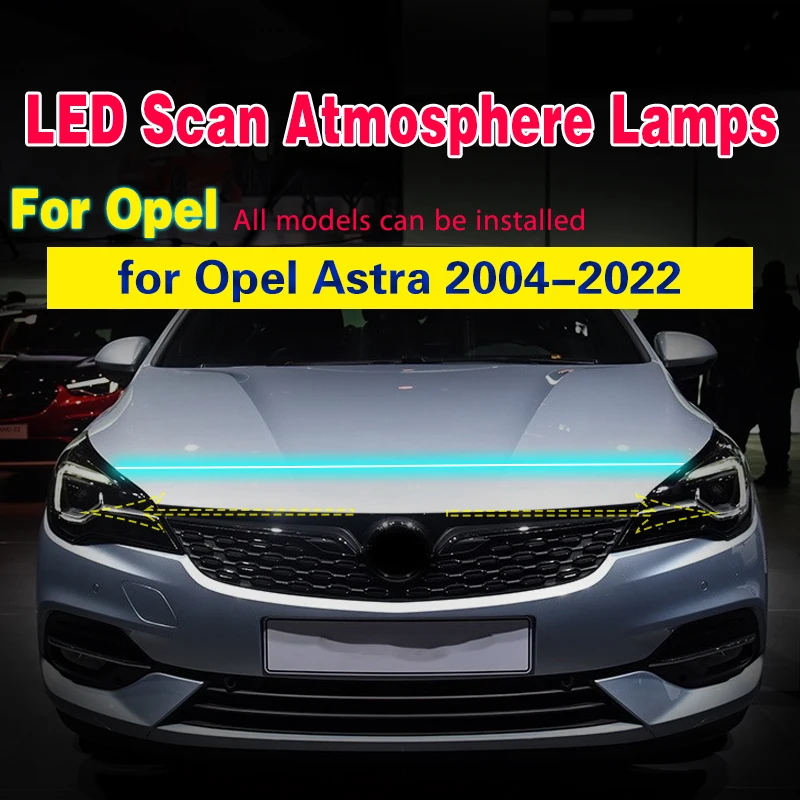 For Opel Astra 2004-2022 Car Fog Light DRL Daytime Running Light 12V With Start Scan Light Strip Waterproof Flexible Lamps
For Opel Astra 2004-2022 Car Fog Light DRL Daytime Running Light 12V With Start Scan Light Strip Waterproof Flexible Lamps