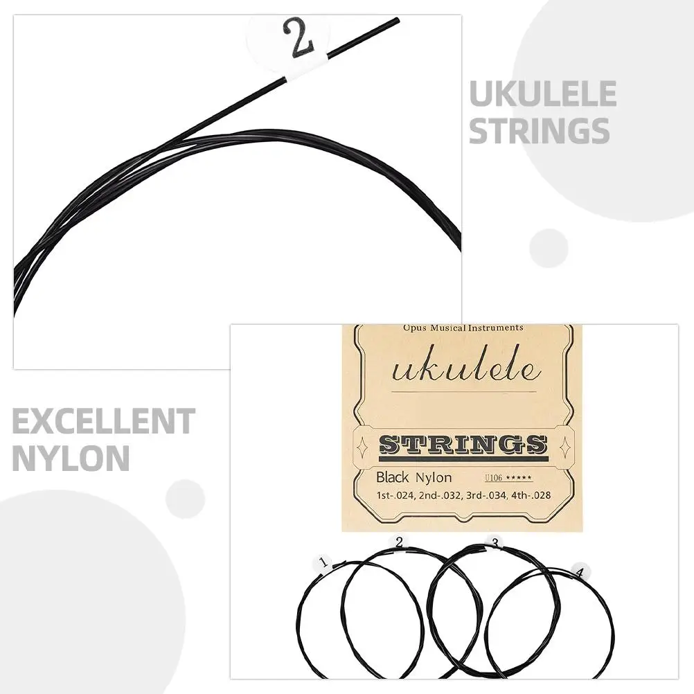 4 Pcs Ukulele Strings 21 23 26 Inch Nylon Strings for Ukulele Replacement Music Wire Accessory Parts Durable Sweet Tone
4 Pcs Ukulele Strings 21 23 26 Inch Nylon Strings for Ukulele Replacement Music Wire Accessory Parts Durable Sweet Tone