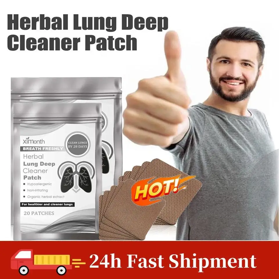 40pcs Herbal Lung Deep Cleanser Patch Relieve Physical Fatigue Effectively Reduce Body Discomfort Health Care Patches
40pcs Herbal Lung Deep Cleanser Patch Relieve Physical Fatigue Effectively Reduce Body Discomfort Health Care Patches