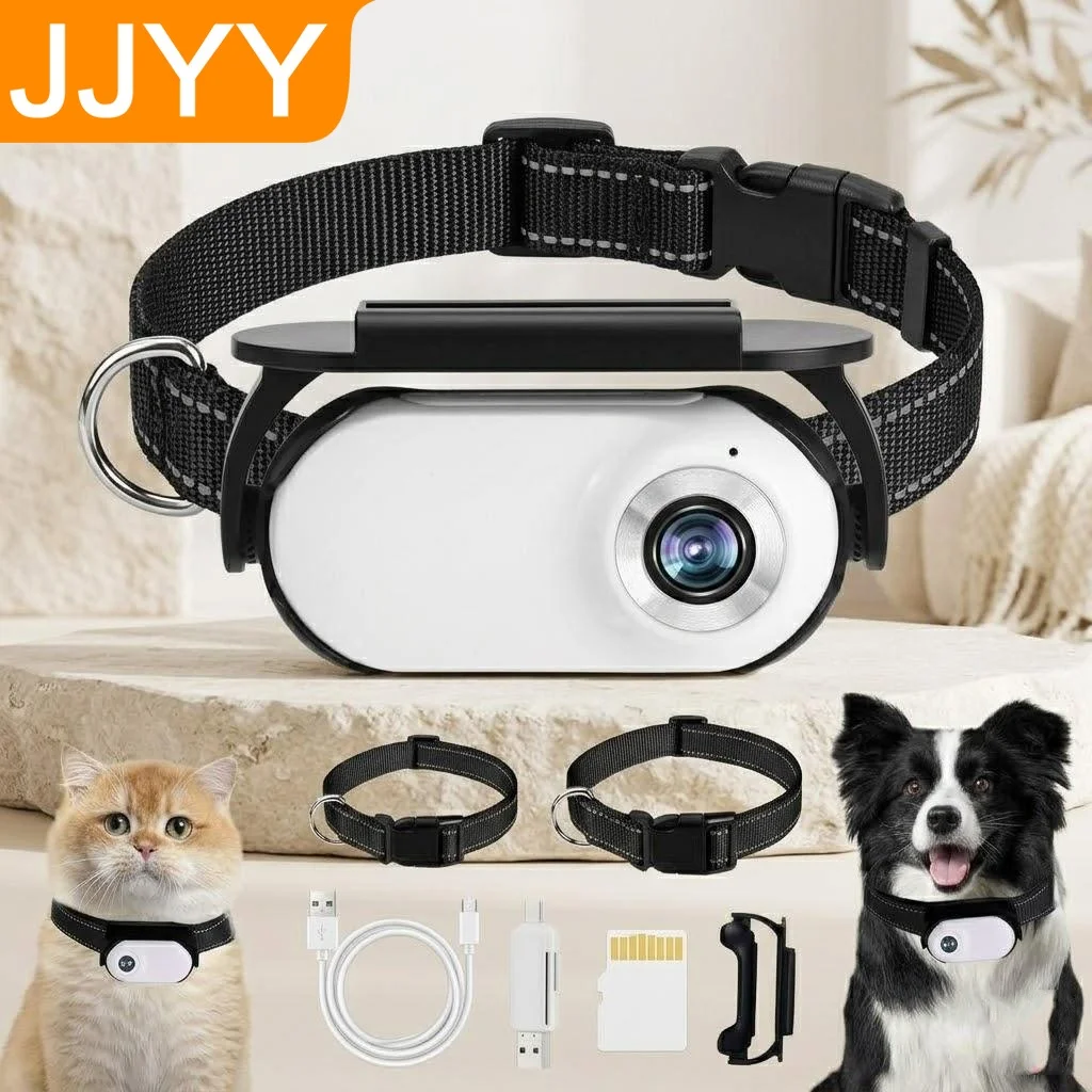 1080P HD Pet Camera Collar Wireless Mini Body Cam Dogs Cats Indoor Outdoor Sports Video Recorder
1080P HD Pet Camera Collar Wireless Mini Body Cam Dogs Cats Indoor Outdoor Sports Video Recorder