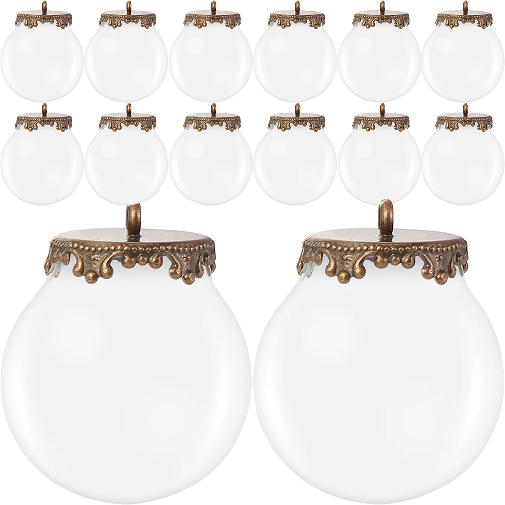 10 Sets Empty Decorative Decorations Globe Clear Vials Pendant Glass Circular Small Dome Mini Ball
10 Sets Empty Decorative Decorations Globe Clear Vials Pendant Glass Circular Small Dome Mini Ball