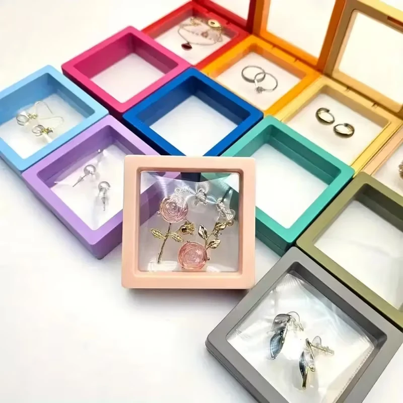 PE Film Jewelry Packaging Boxes Brooch Coin Gems Jewelry Storage Box Dustproof Exhibition Decoration Transparent Floating Case
PE Film Jewelry Packaging Boxes Brooch Coin Gems Jewelry Storage Box Dustproof Exhibition Decoration Transparent Floating Case