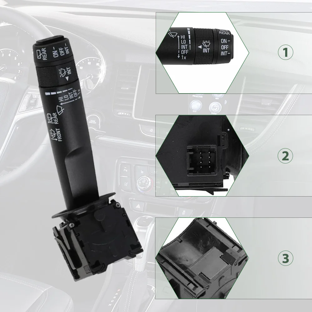20850479, 20888801, 20965177, 22782628 Car Windshield Wiper Switch For Buick Encore Chevrolet Equinox Sonic GMC Terrain LHD
20850479, 20888801, 20965177, 22782628 Car Windshield Wiper Switch For Buick Encore Chevrolet Equinox Sonic GMC Terrain LHD