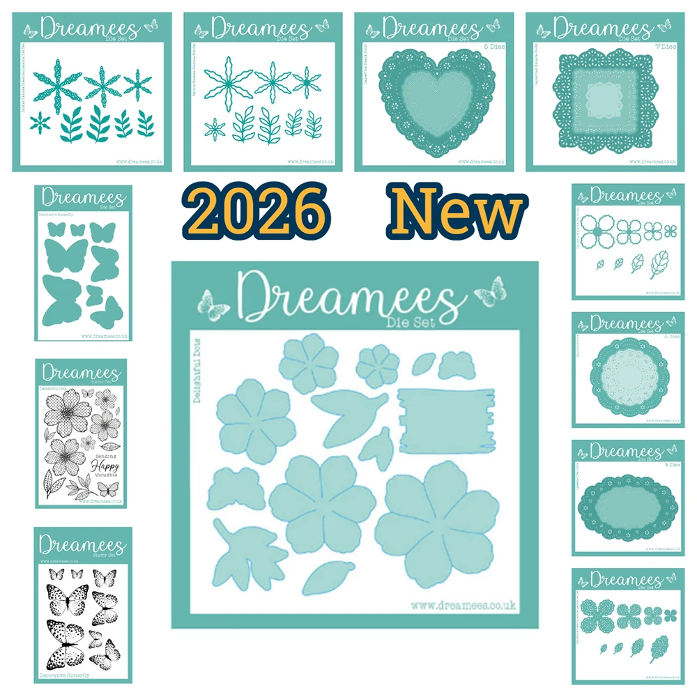 Dainty Daisies Interchangeable Die Set metal cutting dies for diy scrapbooking album paper card embossed template 2026 New
Dainty Daisies Interchangeable Die Set metal cutting dies for diy scrapbooking album paper card embossed template 2026 New