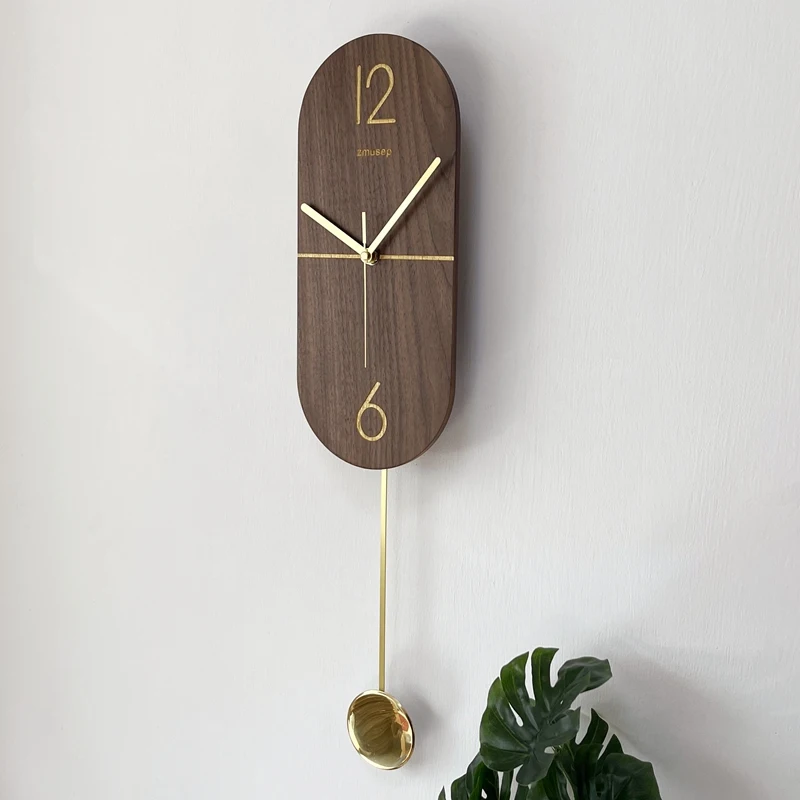 Wall clock, living room silent fashion personalized clock creative decoration wood light luxury swing clock
Wall clock, living room silent fashion personalized clock creative decoration wood light luxury swing clock
