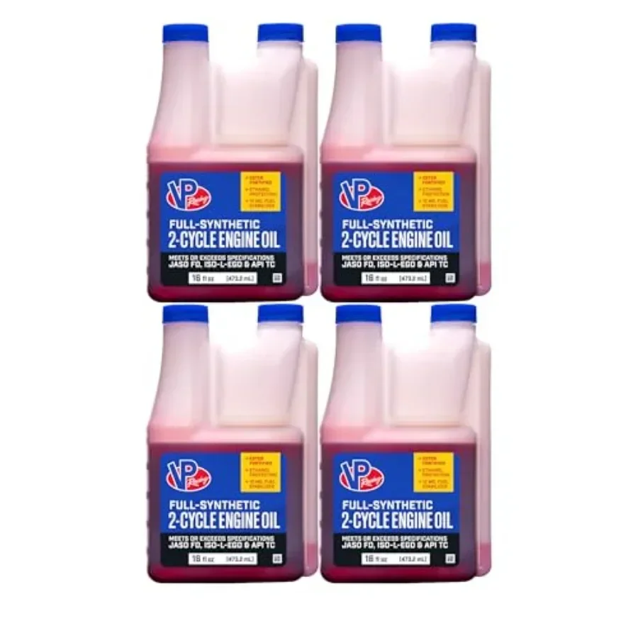 Full-Synthetic 2-Cycle Oil for ATV and Motorcycle use, clear color, high-performance lubrication and clean combustion, 16 oz 4
Full-Synthetic 2-Cycle Oil for ATV and Motorcycle use, clear color, high-performance lubrication and clean combustion, 16 oz 4