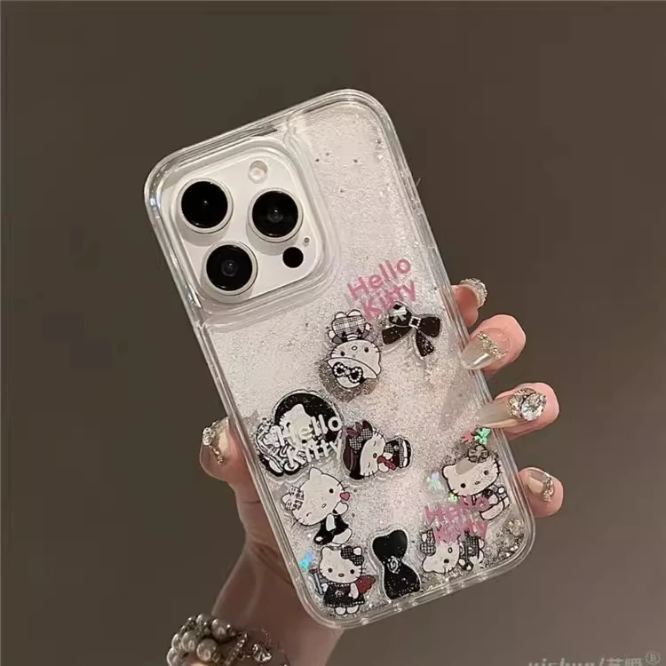 Блестящий чехол Hello Kitty с зыбучим песком для iphone 11 12 15 14 13 Pro Max 16 plus 17, защитный чехол для телефона с жидкостью
Блестящий чехол Hello Kitty с зыбучим песком для iphone 11 12 15 14 13 Pro Max 16 plus 17, защитный чехол для телефона с жидкостью