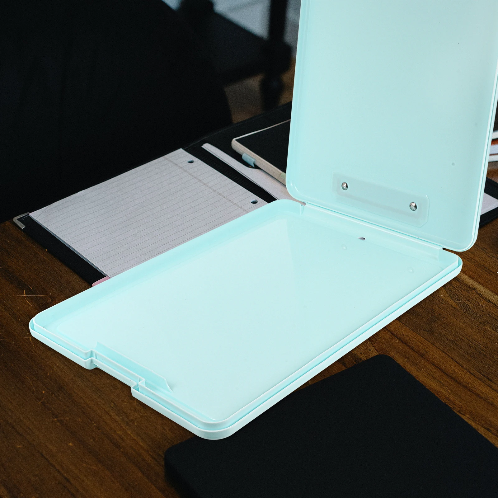 Plastic Document Storage Clipboard File Box Multi function Nurse Office Accessory Sky blue Reusable Lightweight Business
Plastic Document Storage Clipboard File Box Multi function Nurse Office Accessory Sky blue Reusable Lightweight Business