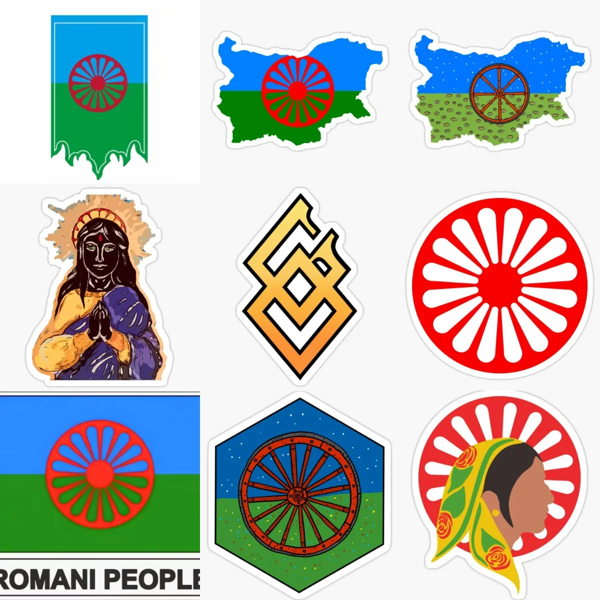 Gypsy Gypsies Flag Map Creative PVC Car Stickers for Car Bicycle Window Helmet Wall Decoration Accessories
Gypsy Gypsies Flag Map Creative PVC Car Stickers for Car Bicycle Window Helmet Wall Decoration Accessories