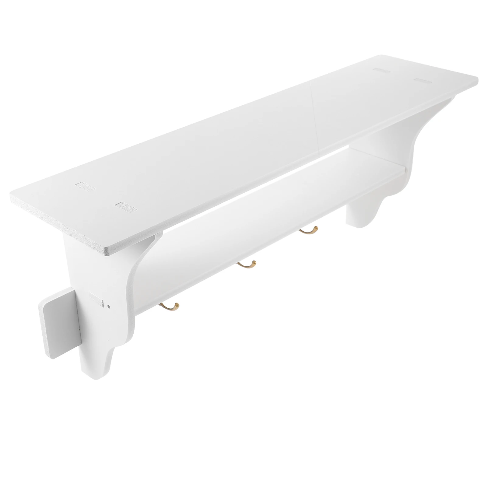 Wall Shelf Storage Rack WPC White Modern Minimalist Decor Key Hook Kitchen Wall Mounted Storage Shelf Organizer Home Shelves
Wall Shelf Storage Rack WPC White Modern Minimalist Decor Key Hook Kitchen Wall Mounted Storage Shelf Organizer Home Shelves