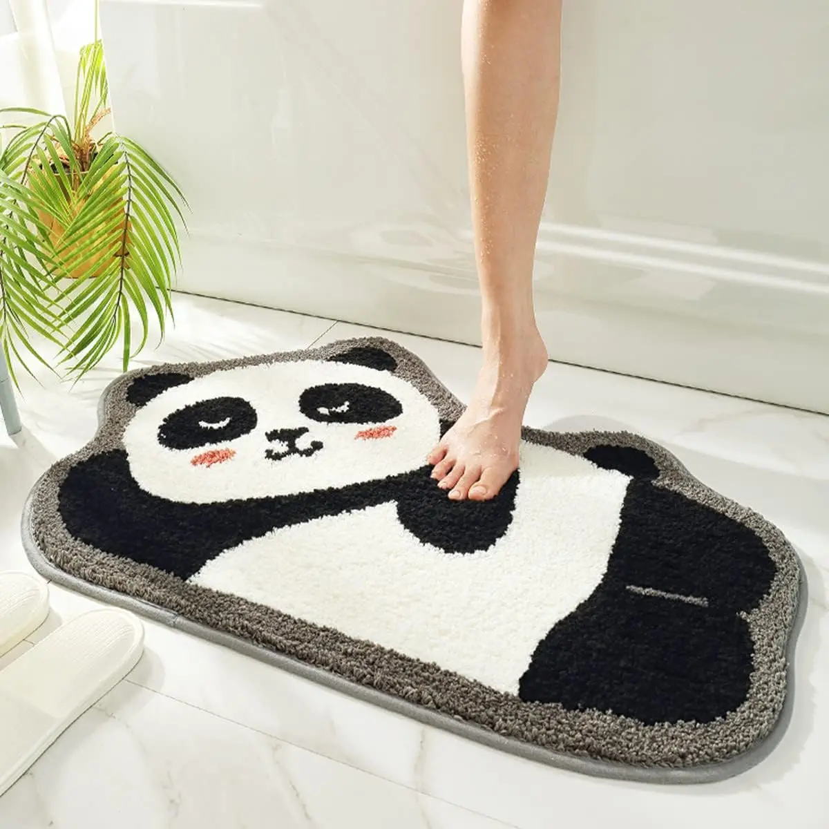 VIKAMA Cute Cartoon Picture Design Shower Rug Non-Slip Durable Machine Washable Absorbent Soft Rug for Bathroom Home Decoration
VIKAMA Cute Cartoon Picture Design Shower Rug Non-Slip Durable Machine Washable Absorbent Soft Rug for Bathroom Home Decoration
